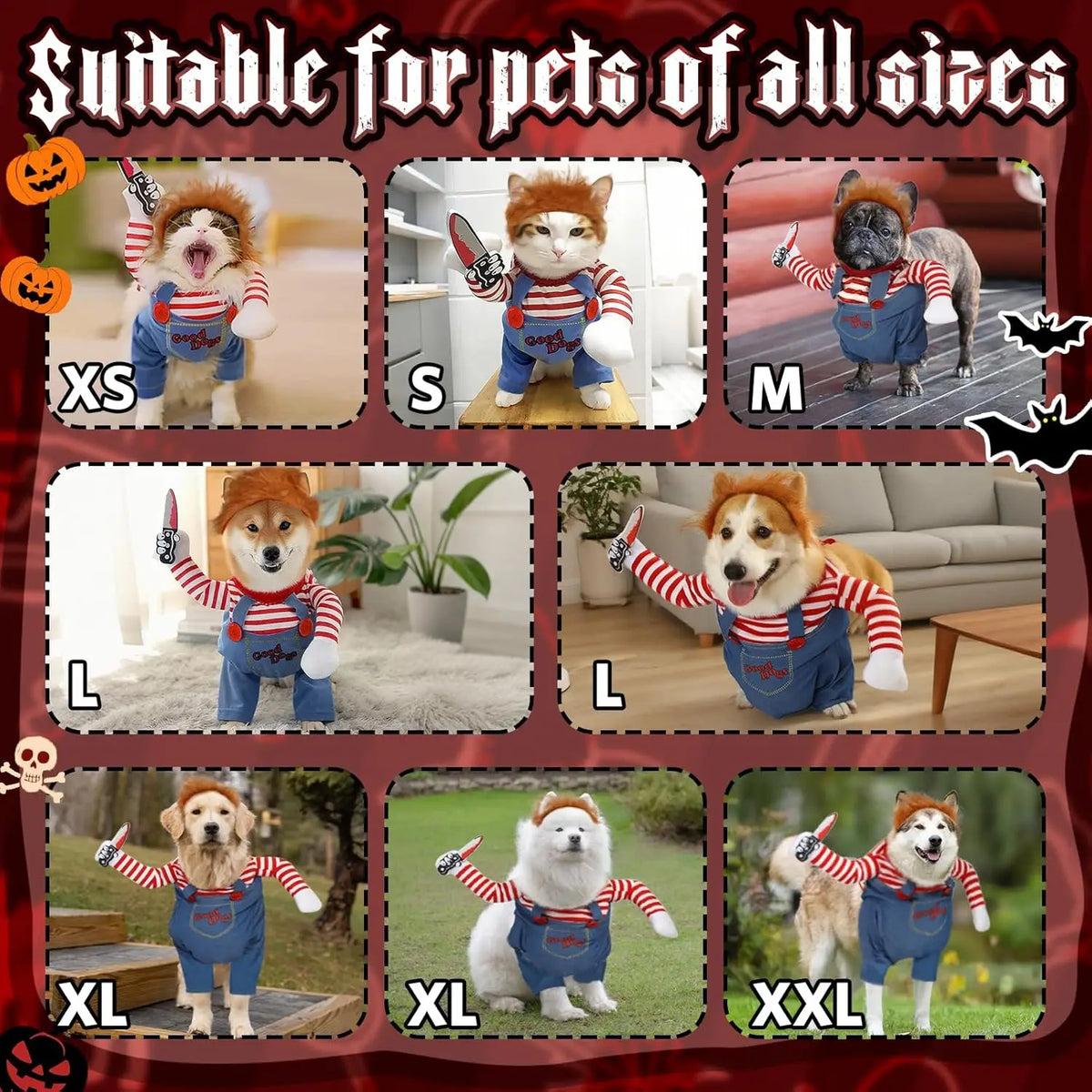 Tiny Terror Walking Dog Costume