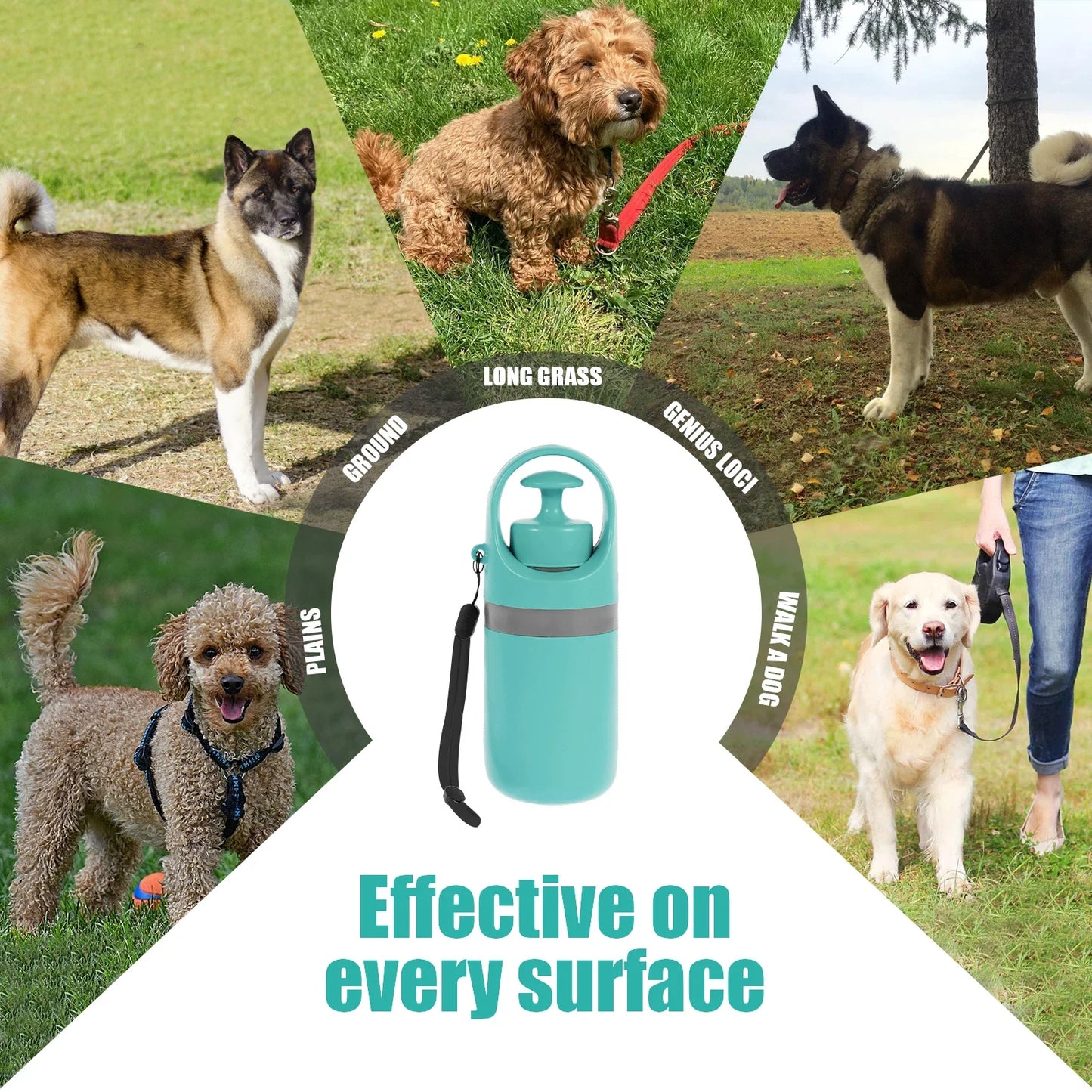 Portable Dog Pooper Scooper Shovel